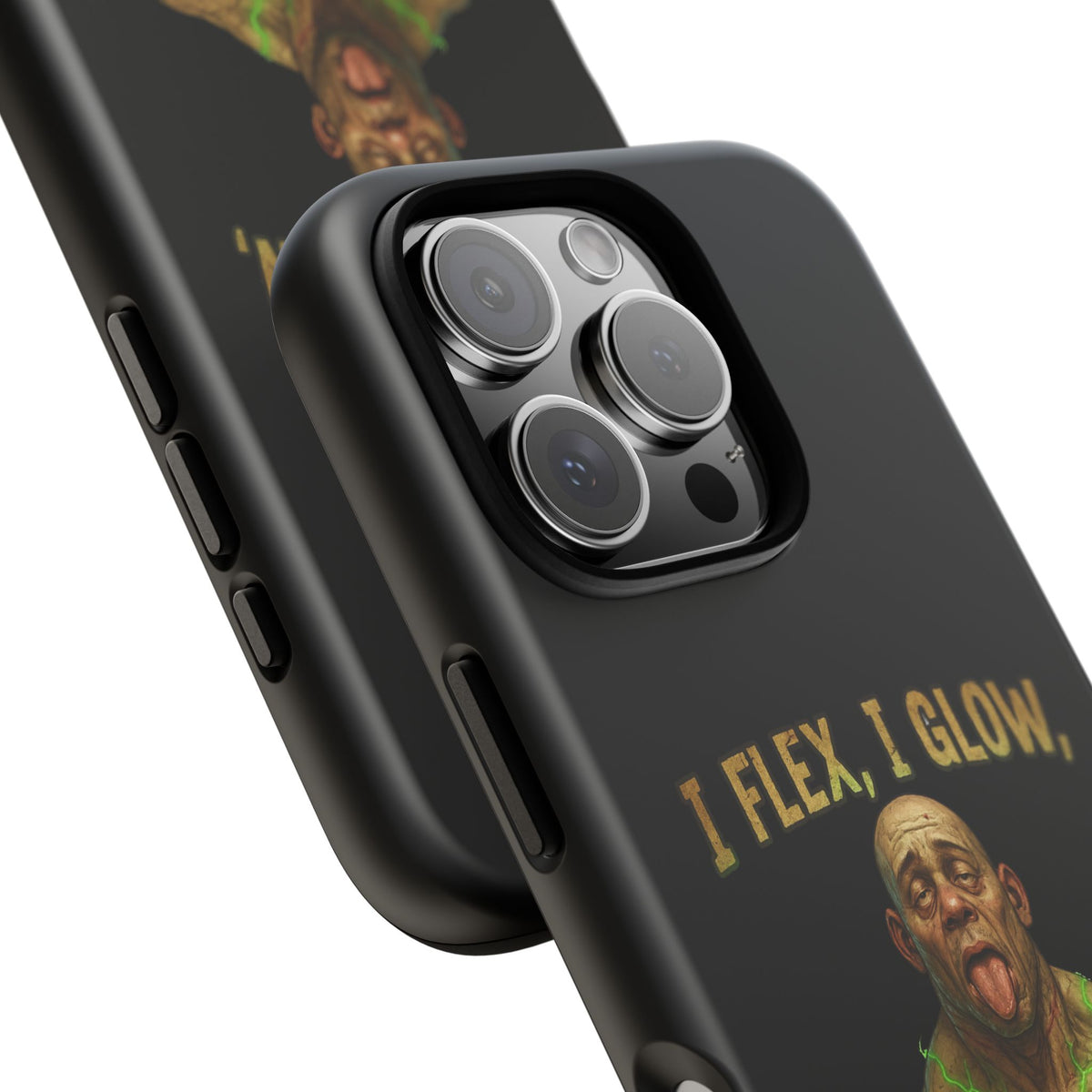 Phone Case — I Flex, I Glow Funny Muscular Guy Phone Cover