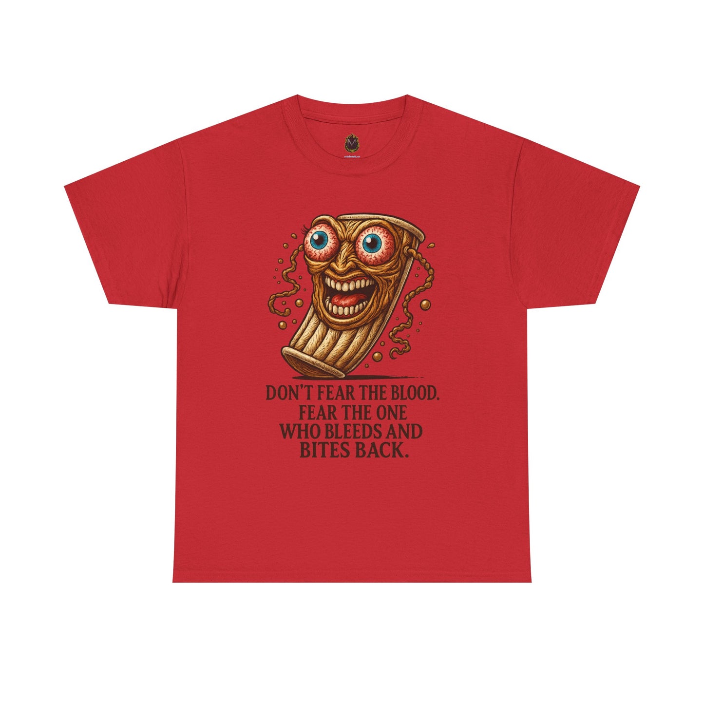 Tampon Warrior – “Bleeds and Bites Back” Feminist Horror T-Shirt
