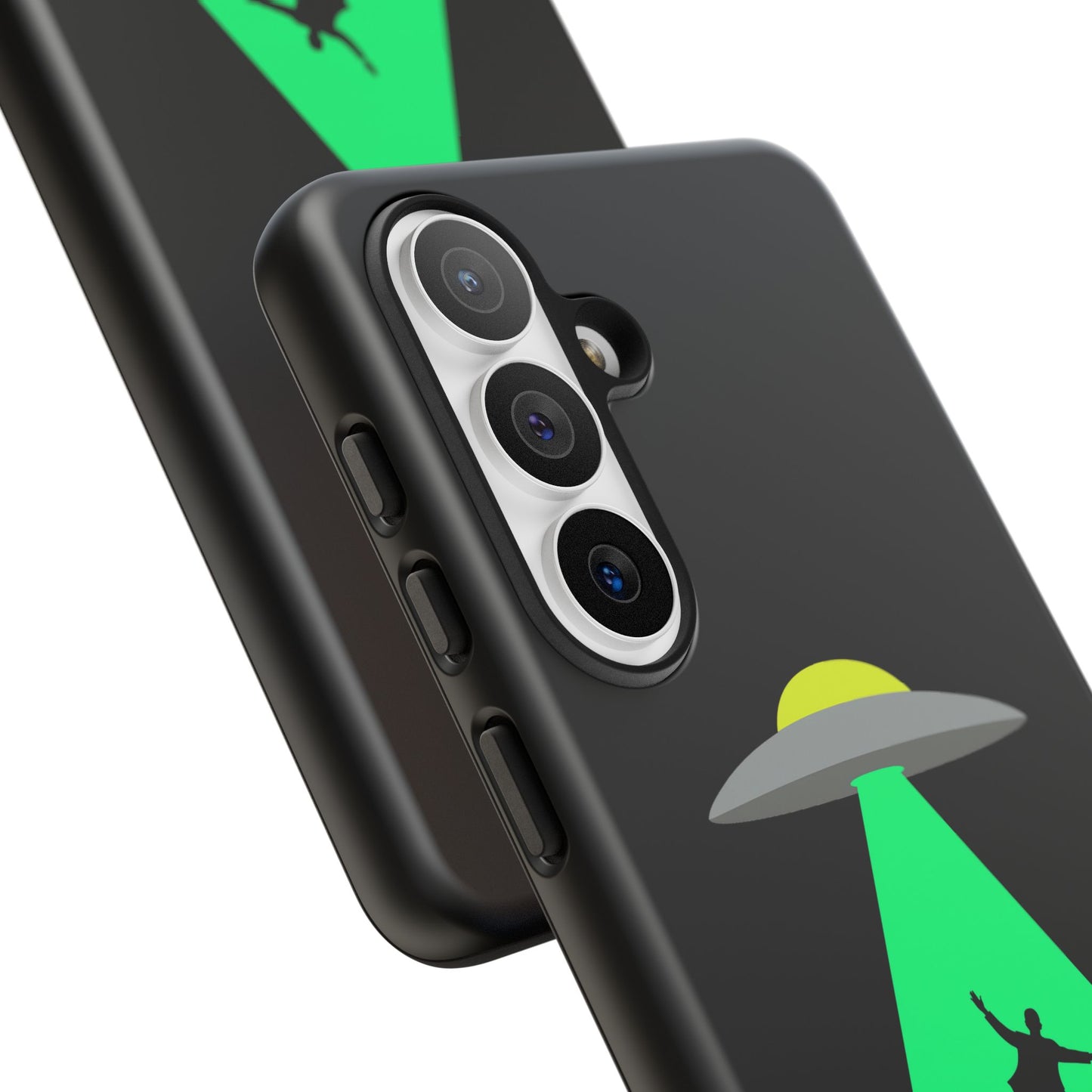 Phone Case — 'Beamed Up Before Rent Was Due' Alien Abduction Design