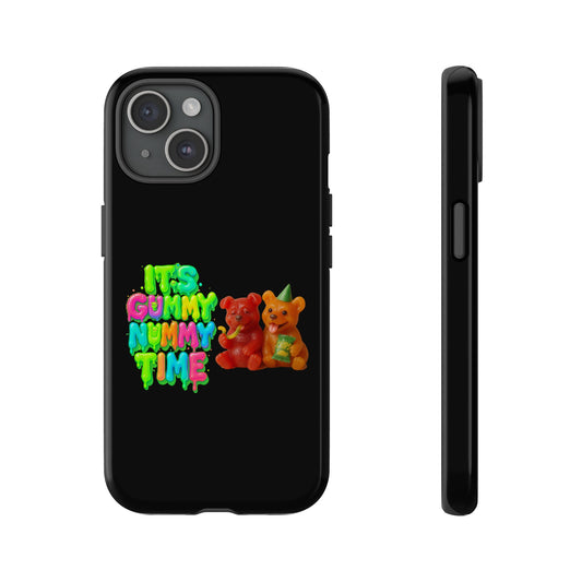 Phone Case — "It's Gummy Nummy Time" Colorful Gummy Bear Protective Case