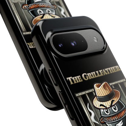 Grillfather Personalized Phone Case — Funny BBQ Smoker Design