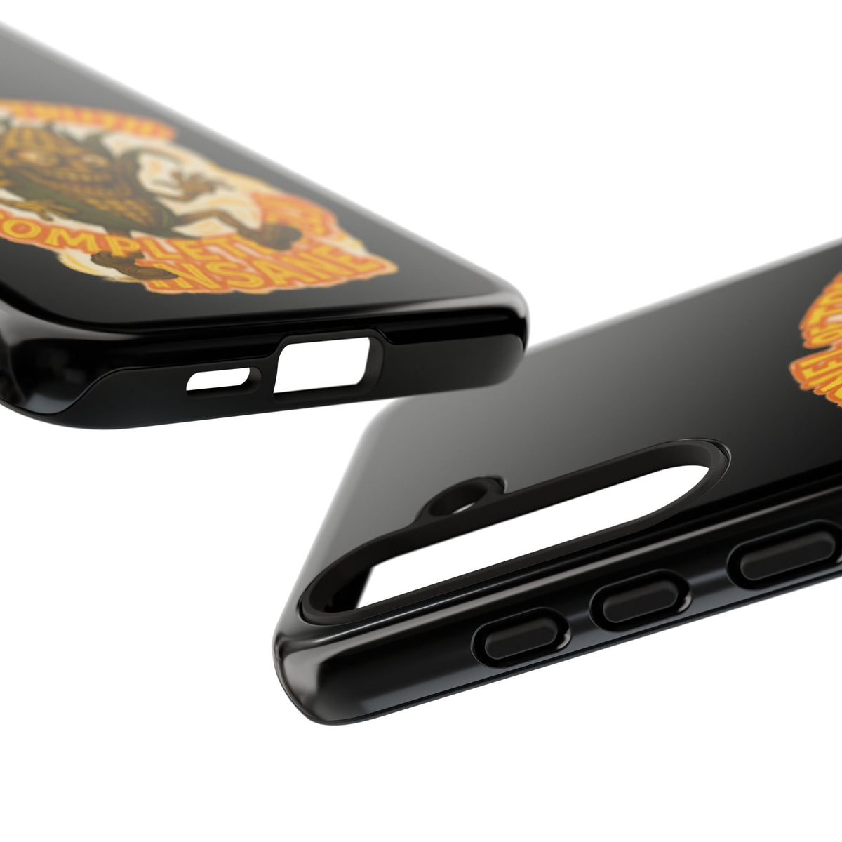 Corny Horror Phone Case - “Kernel of Truth, Completely Insane” Retro Corn Monster
