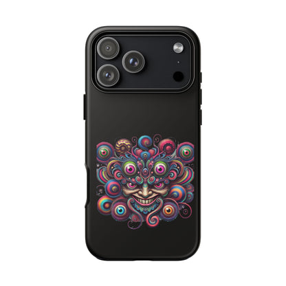 Psychedelic Smiling Eye Cluster Phone Case