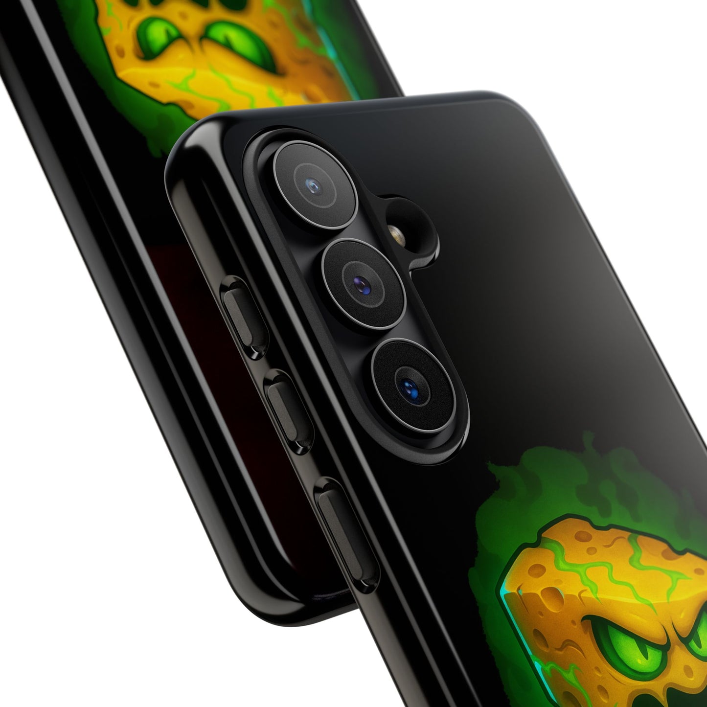 Phone Case — 'Smell That? It's Fear.' Spooky Cheese Monster Protective Case