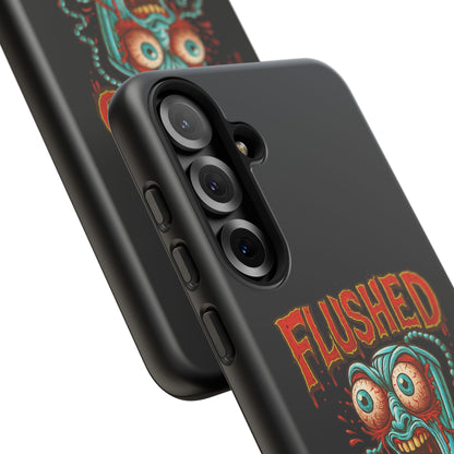 Phone Case — "Flushed But Not Forgotten" Horror Graphic iPhone Cover