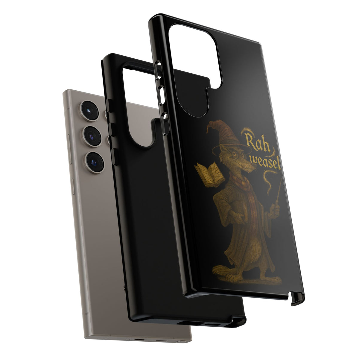 Rah Weasel Wizard Phone Case — Cute Fantasy Magical Creature iPhone Cover