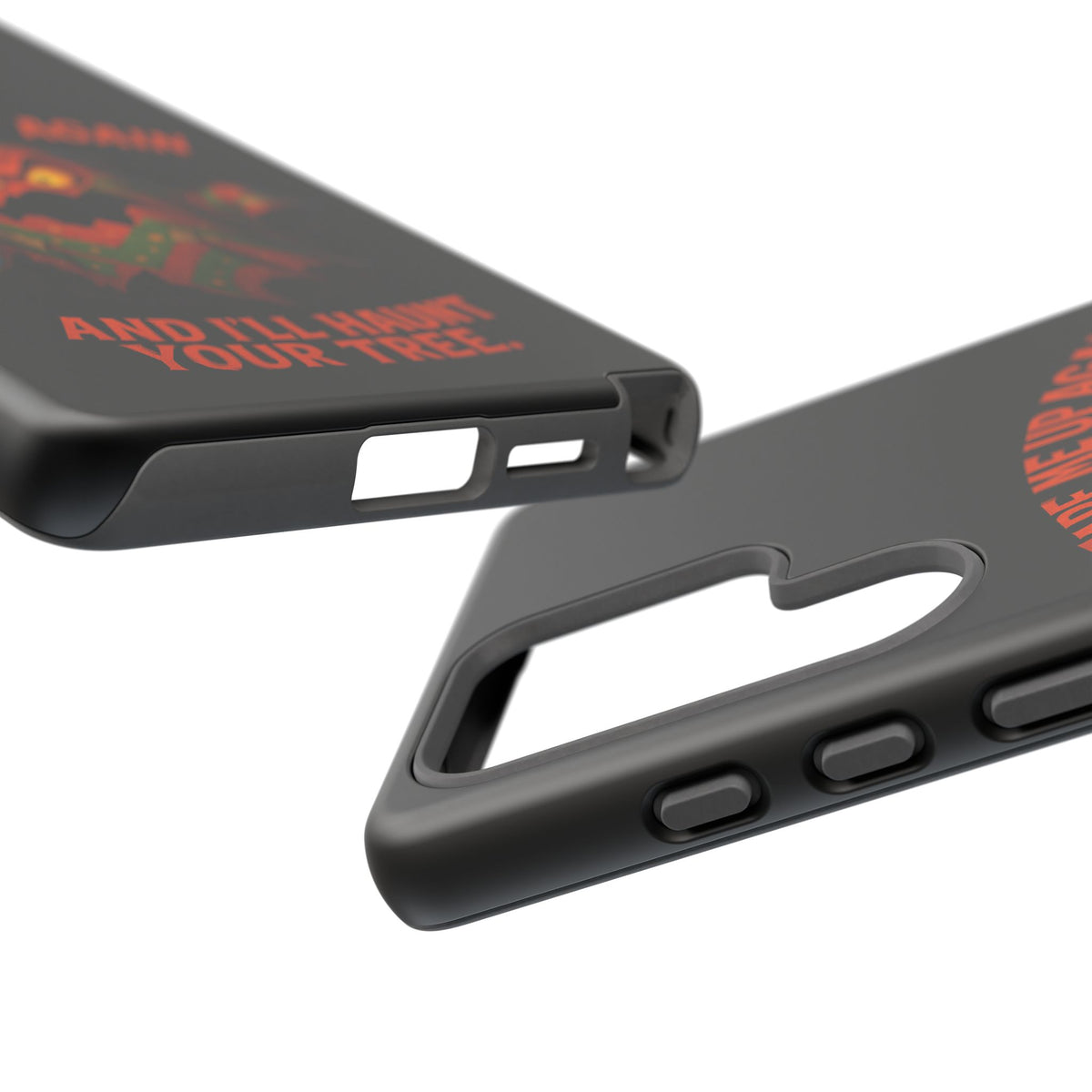 Phone Case - 'Tape Me Up Again and I'll Haunt Your Tree' Halloween Ghost Design