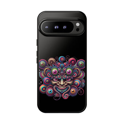 Psychedelic Smiling Eye Cluster Phone Case