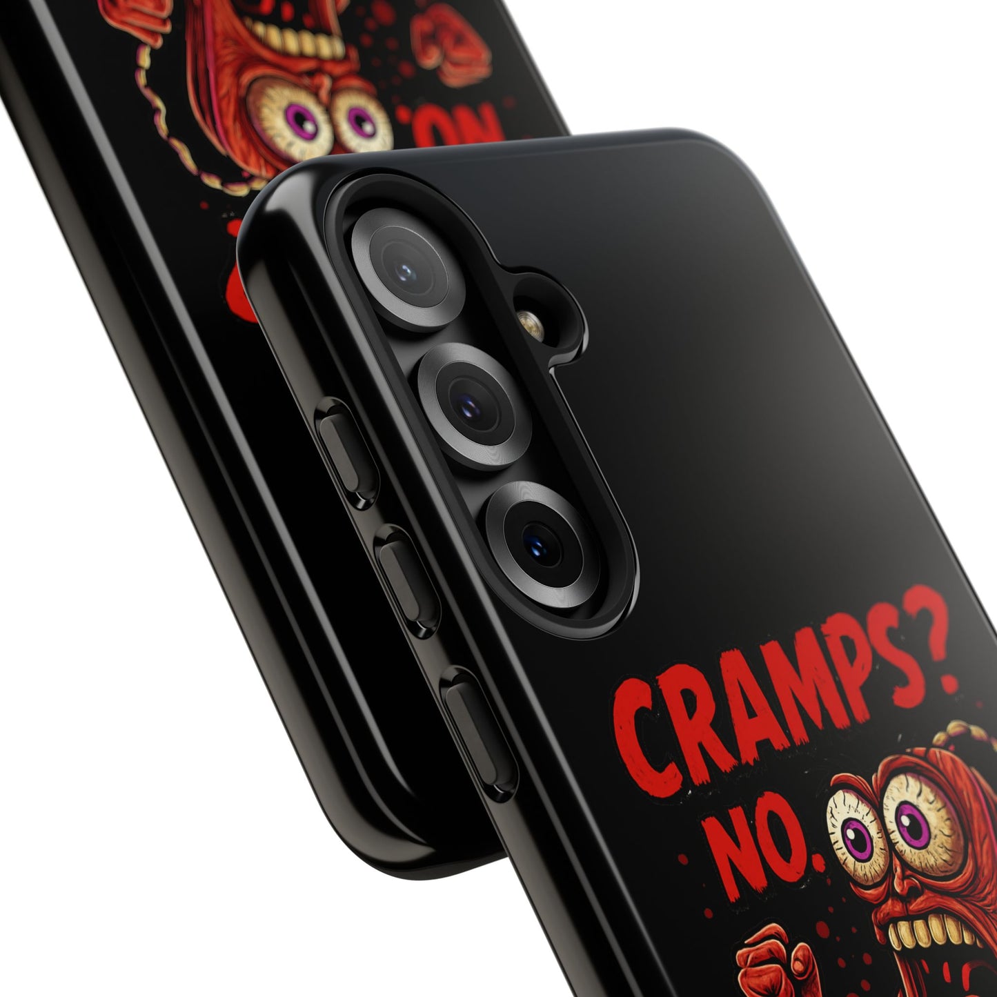 Phone Case — "Cramps? No, Wrath!" Retro Hot-Pepper Graphic