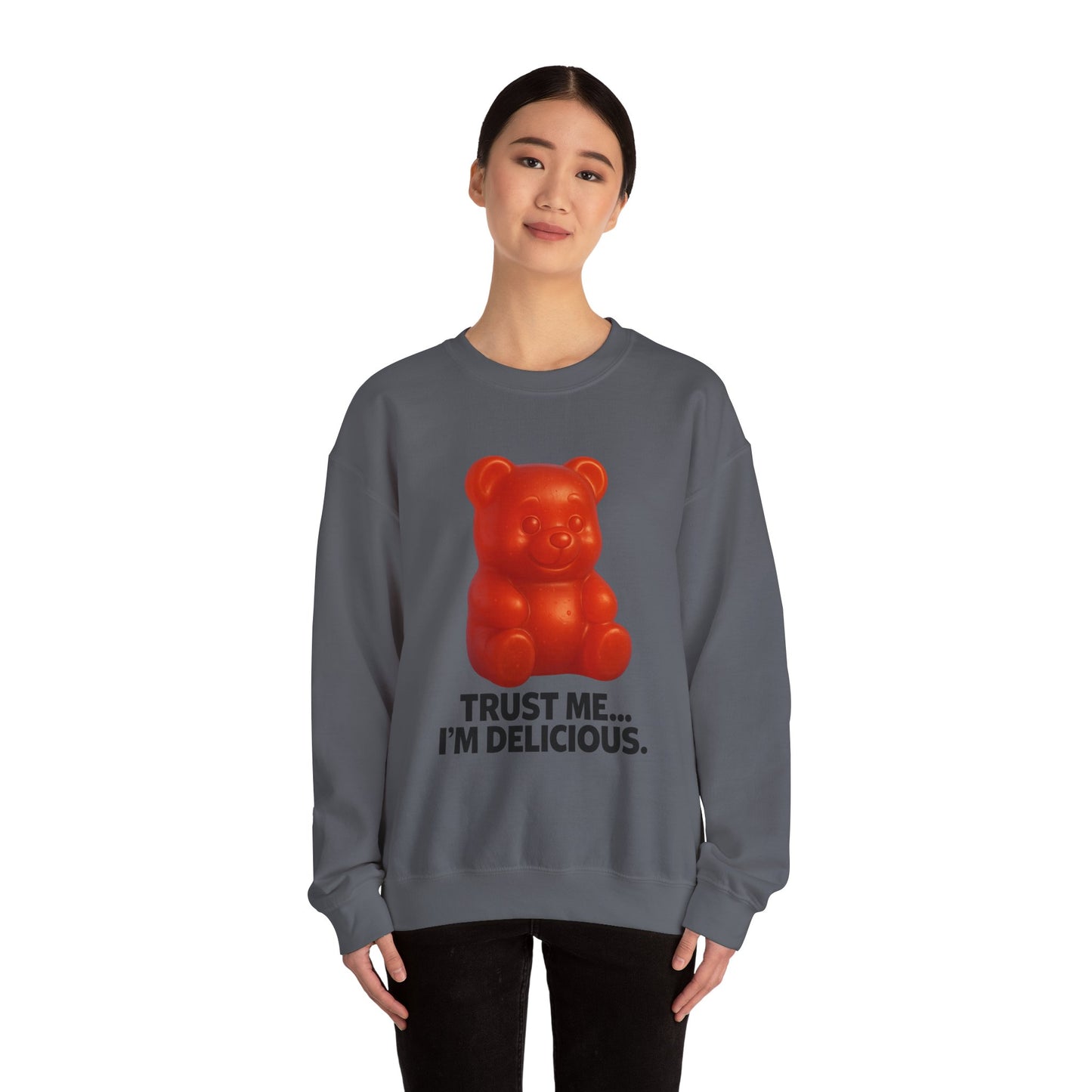 Trust Me I'm Delicious Gummy Bear Crewneck