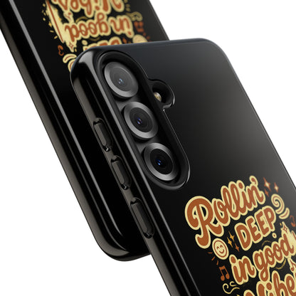 Phone Case — "Rollin' Deep in Good Vibes" Cartoon Retro Design