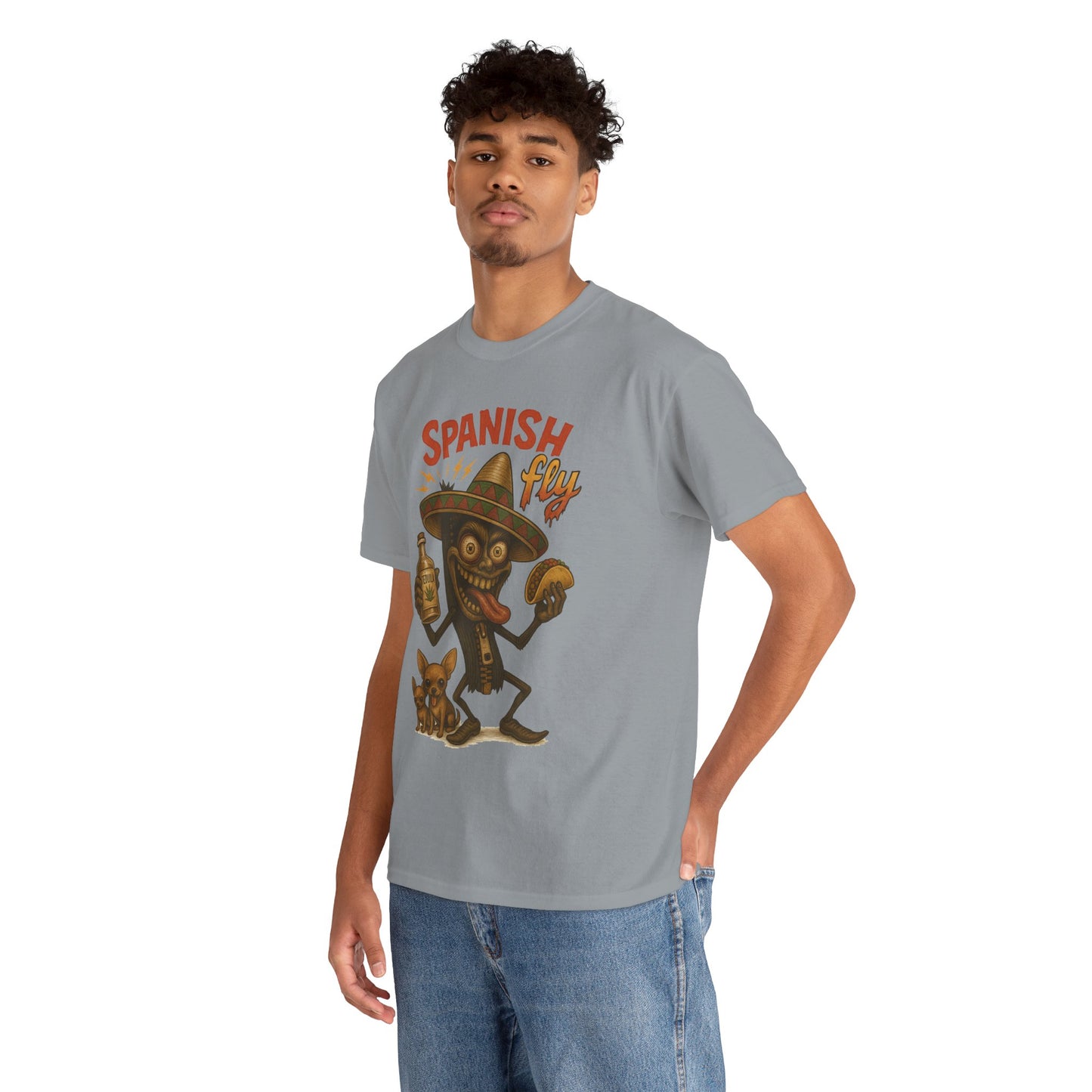 Spanish Fly – Tequila, Tacos & Trouble Tee