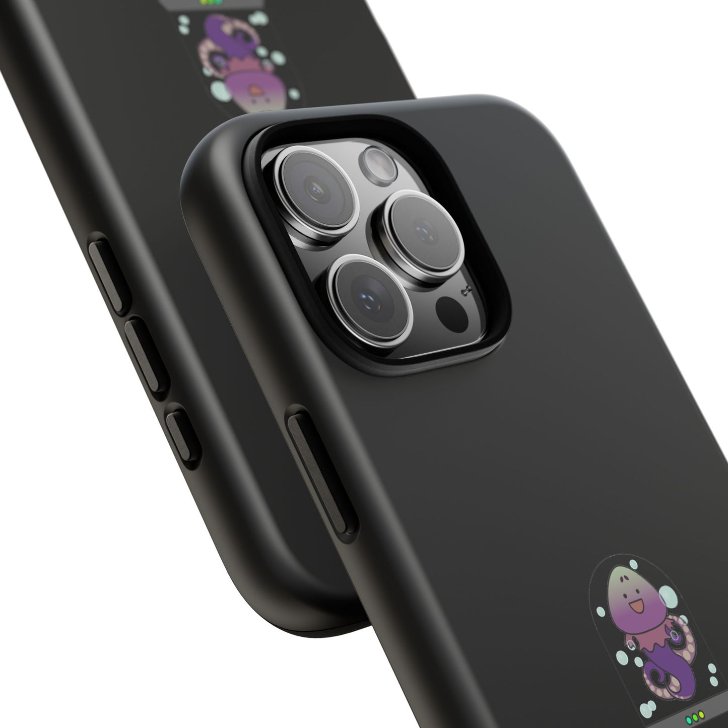Phone Case — 'Got Protection?' Cute Purple Alien Anti-Shock Protective Cover