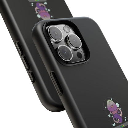 Phone Case — 'Got Protection?' Cute Purple Alien Anti-Shock Protective Cover