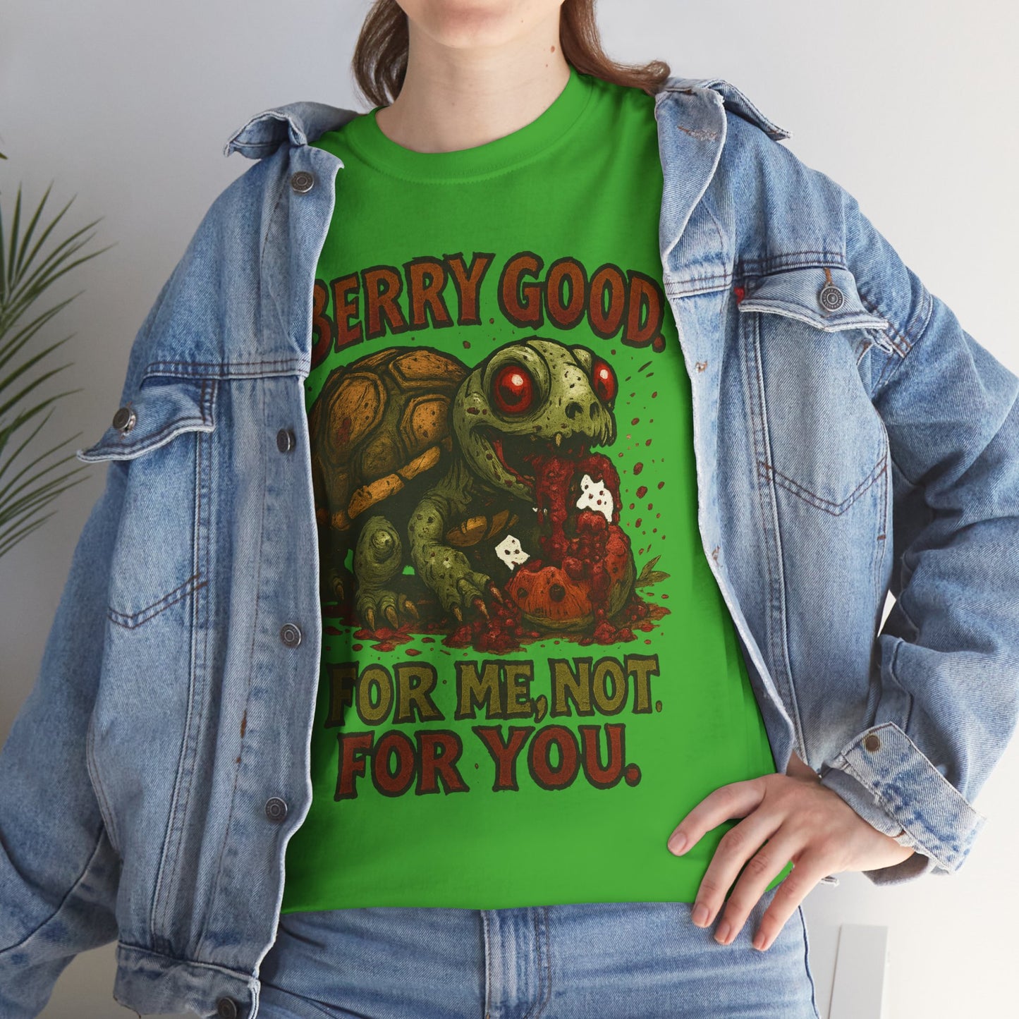 Berry Good Turtle T-Shirt | Cute Snack Stealing Turtle, Retro Graphic