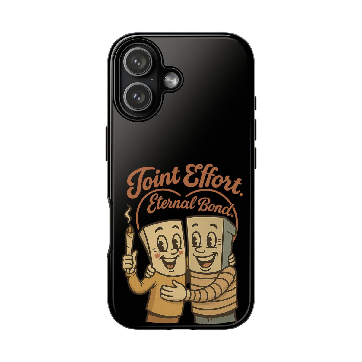 Phone Case — "Joint Effort Eternal Bond" Retro Cannabis Matchstick Design
