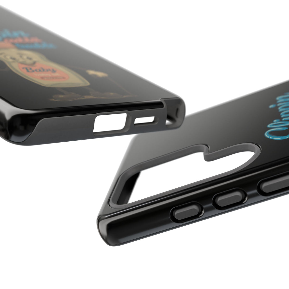Phone Case — Retro 'Slippin Outta Trouble' Baby Bottle Design
