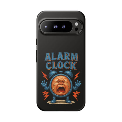 Phone Case — "Alarm Clock" Retro Screaming Clock Protective Cover