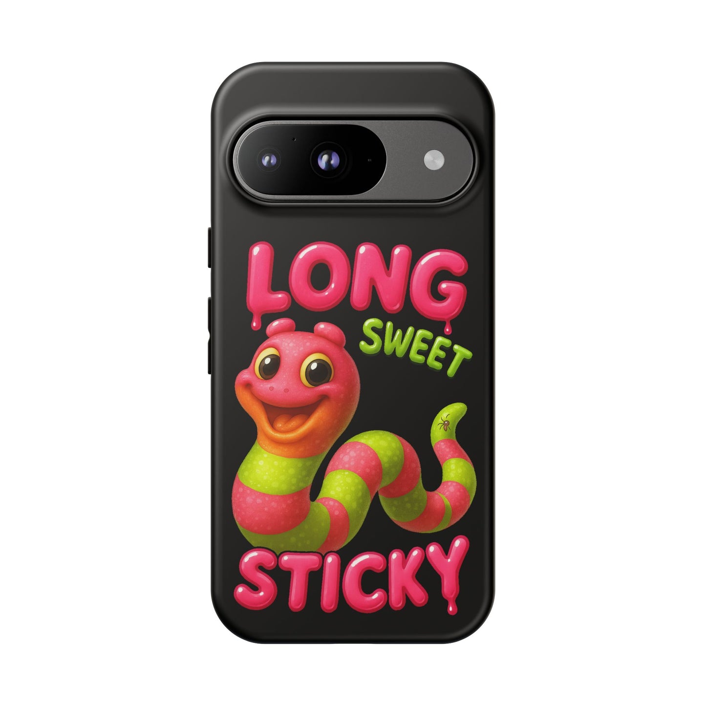Phone Case — "Long Sweet Sticky" Cute Candy Snake Protective Case