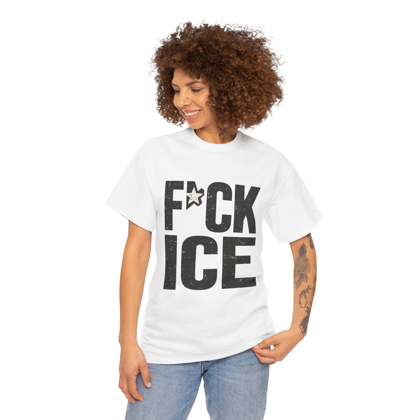 Graphic Tee — “F*CK ICE” Protest T‑Shirt