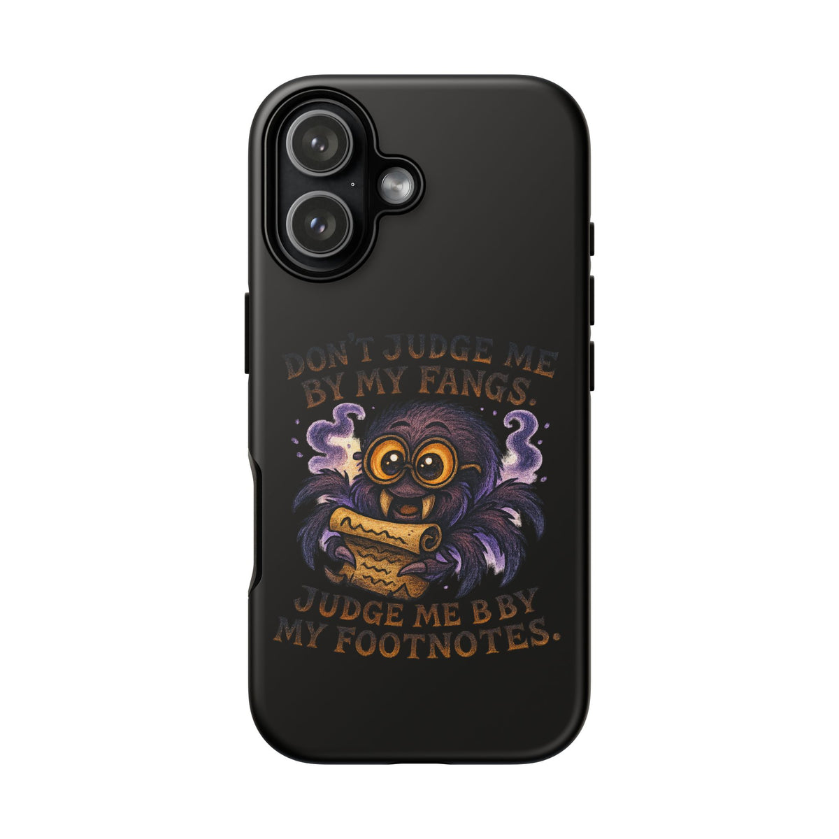 Phone Case — Fiery One-Eyed Demon with "I See Your Soul... And It's Disappointing"