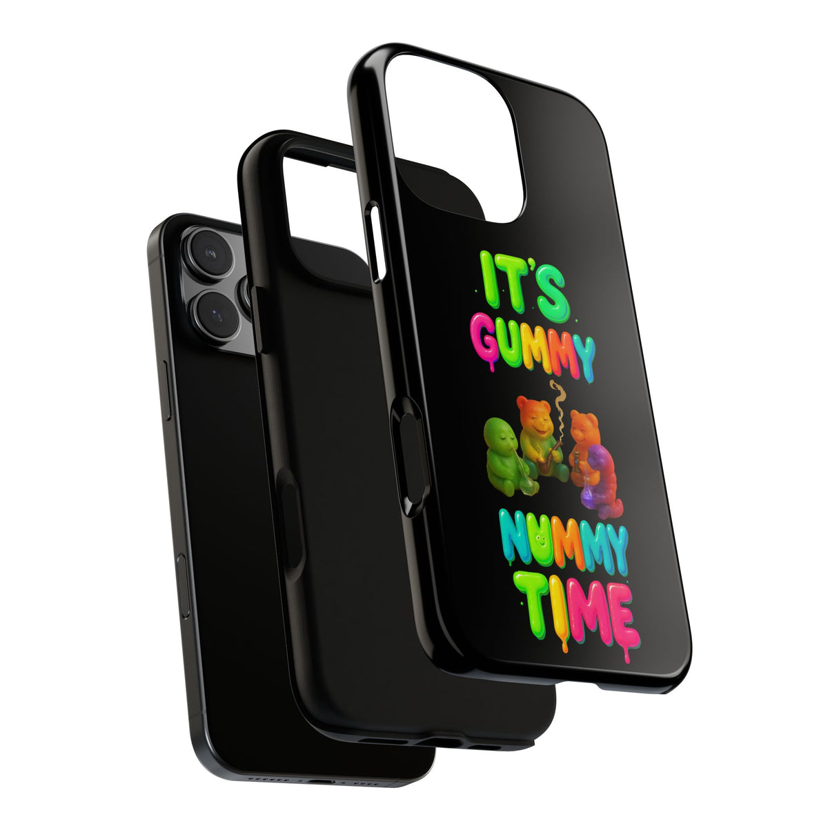It's Gummy Nummy Time Phone Case — Colorful Gummy Bears Protective Case