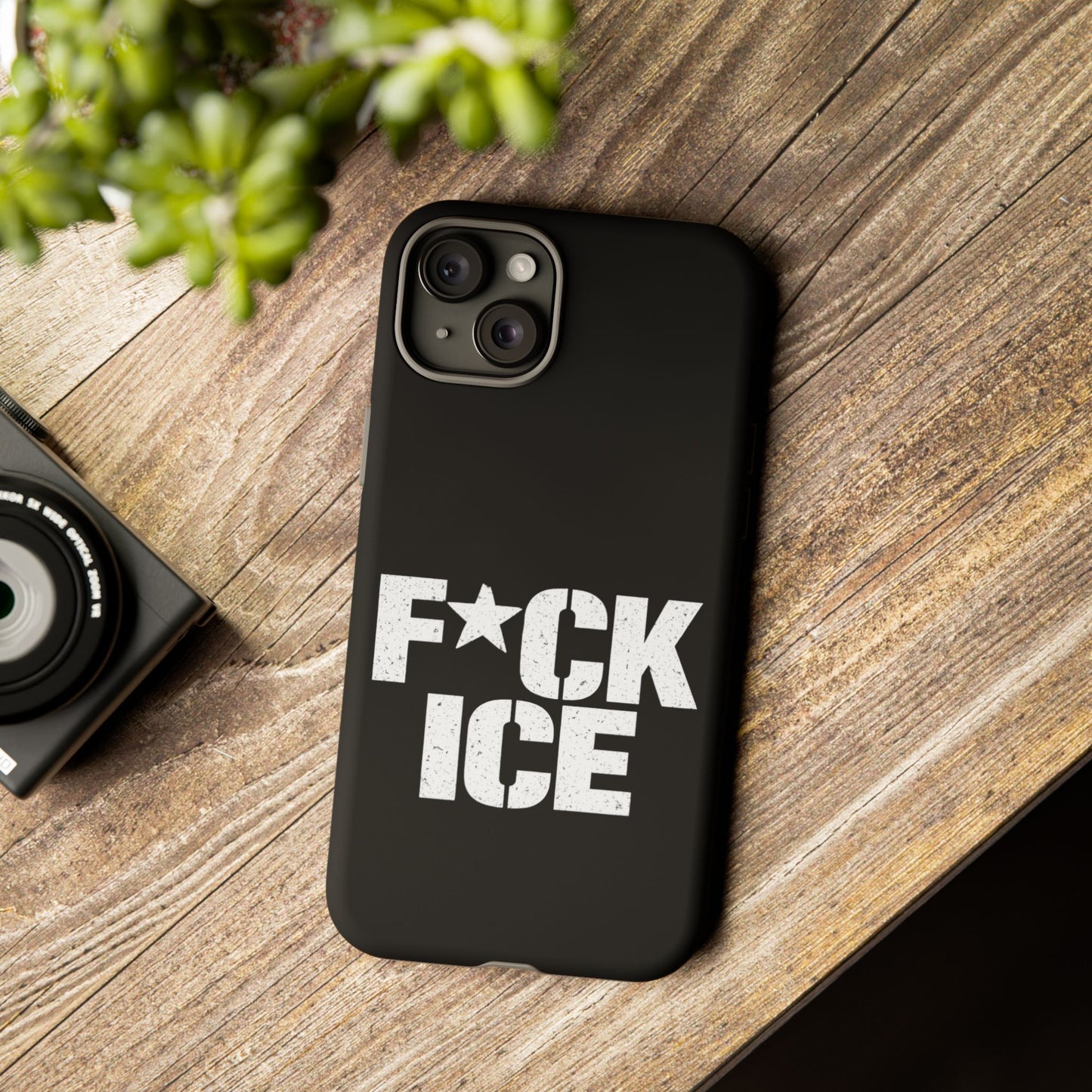 Phone Case — “F*CK ICE” Bold Protest Protective Cover