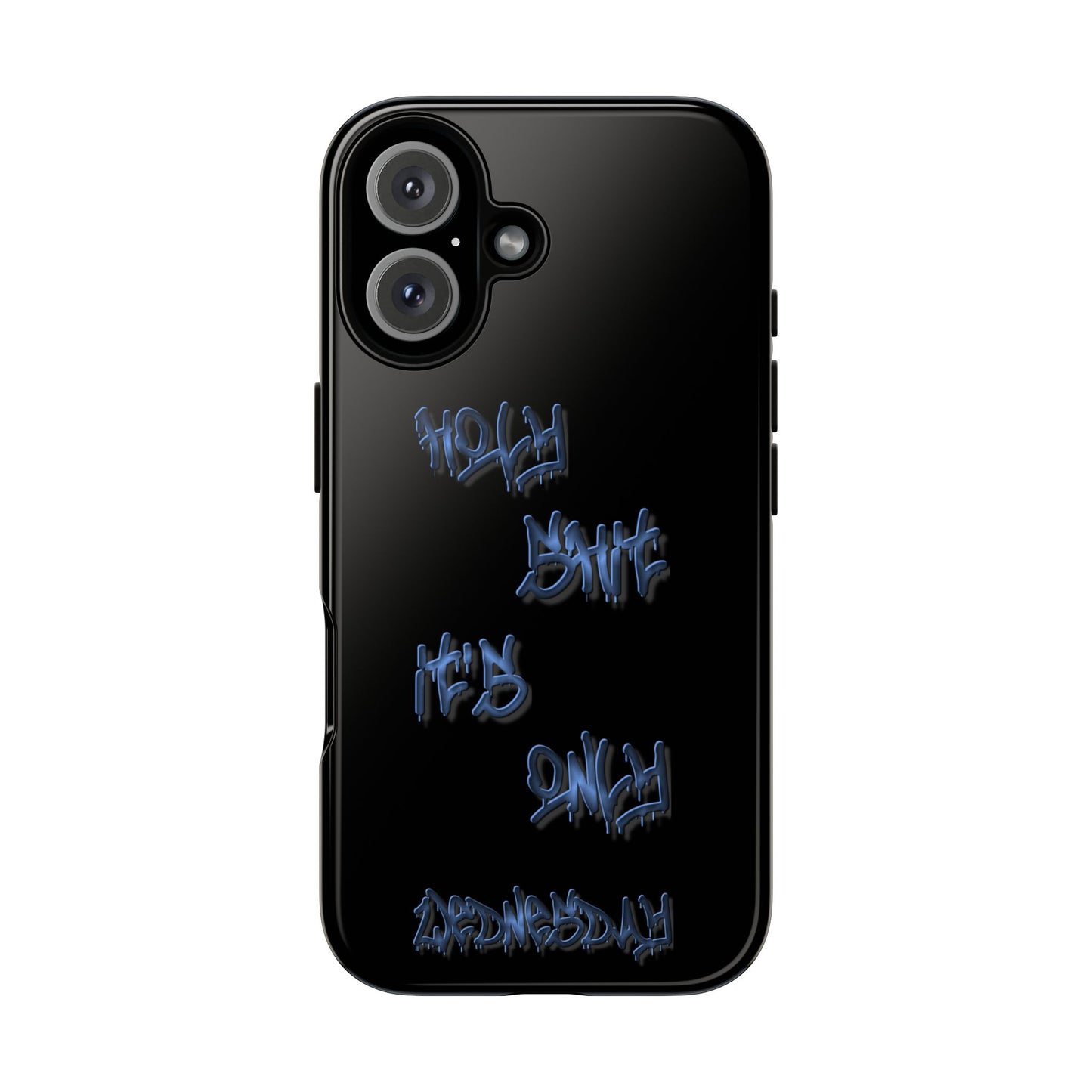 Phone Case — Blue Neon Graffiti "Tough Cases" Protective Cover