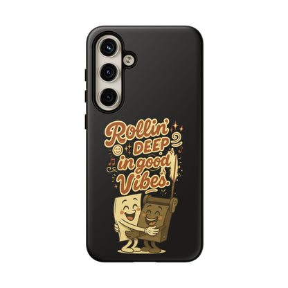 Phone Case — "Rollin' Deep in Good Vibes" Cartoon Retro Design