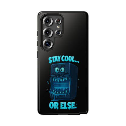 Stay Cool... Or Else. Phone Case — Neon Monster Protective iPhone Cover
