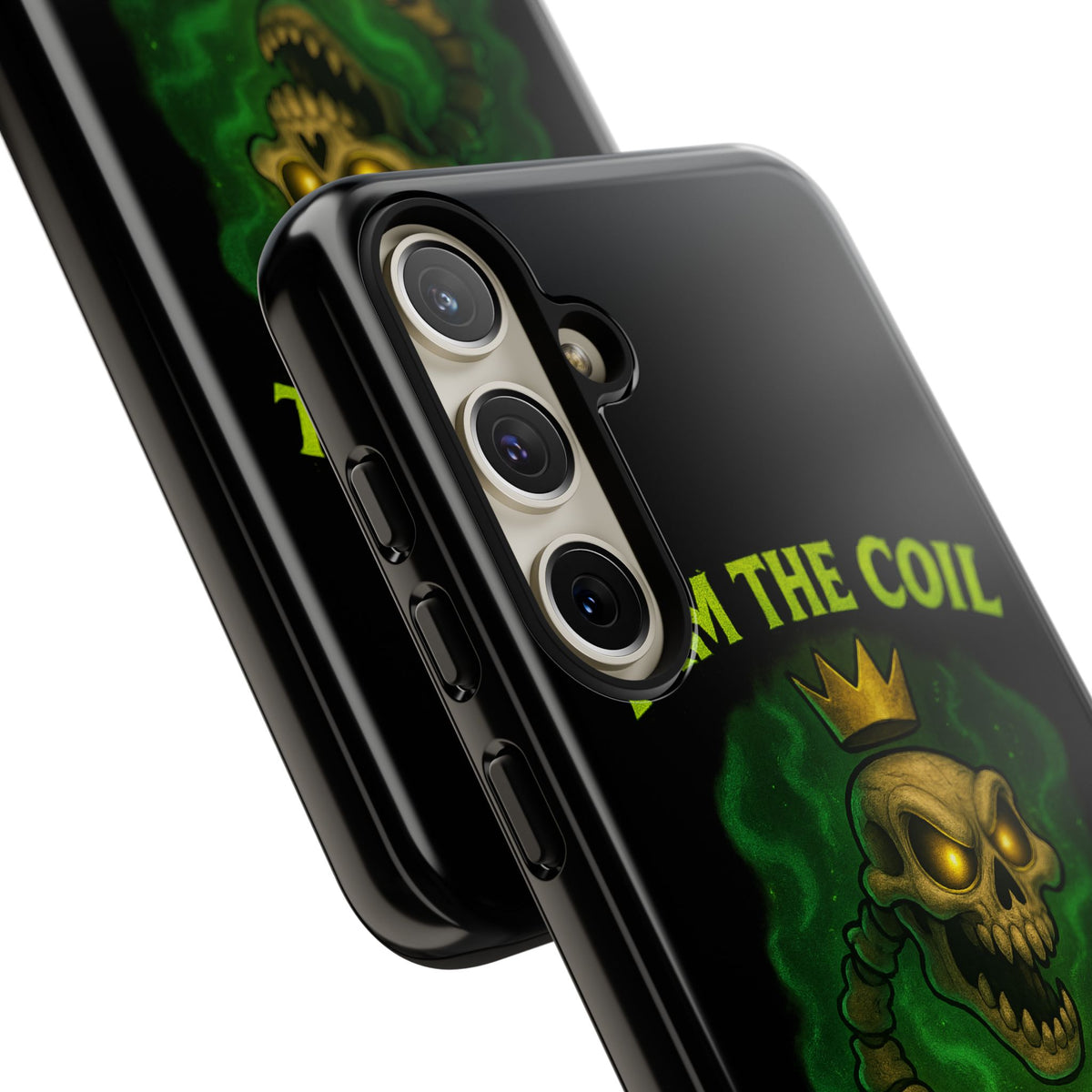 Tough Cases — “I Am The Coil In Your Nightmares” Skull Snake Shockproof Phone Case