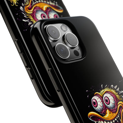 Duck Monster Phone Case — Crazy Cartoon Eye Duck Shock Design Tough Case