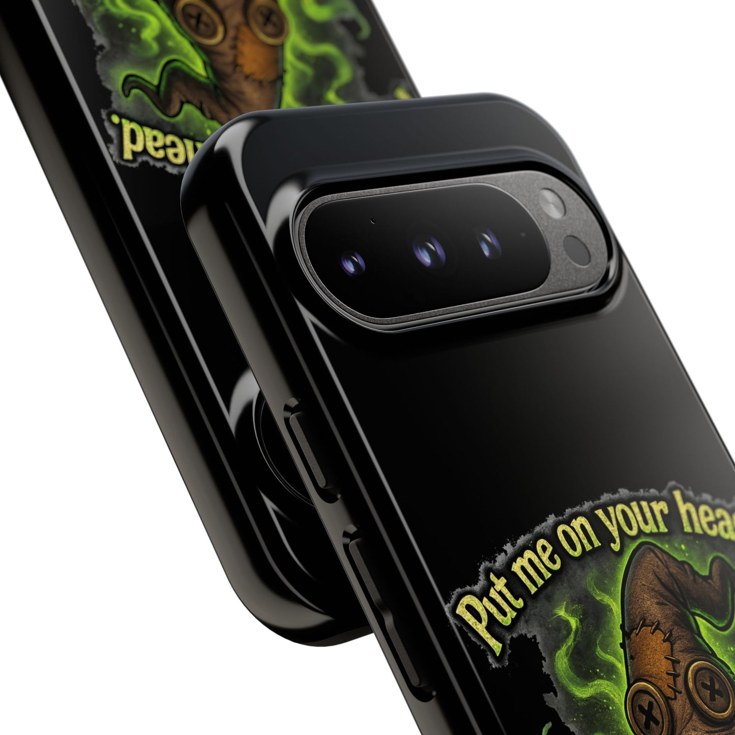 Phone Case — 'Put Me On Your Head, I Double Dare You' Witch Hat Horror Design