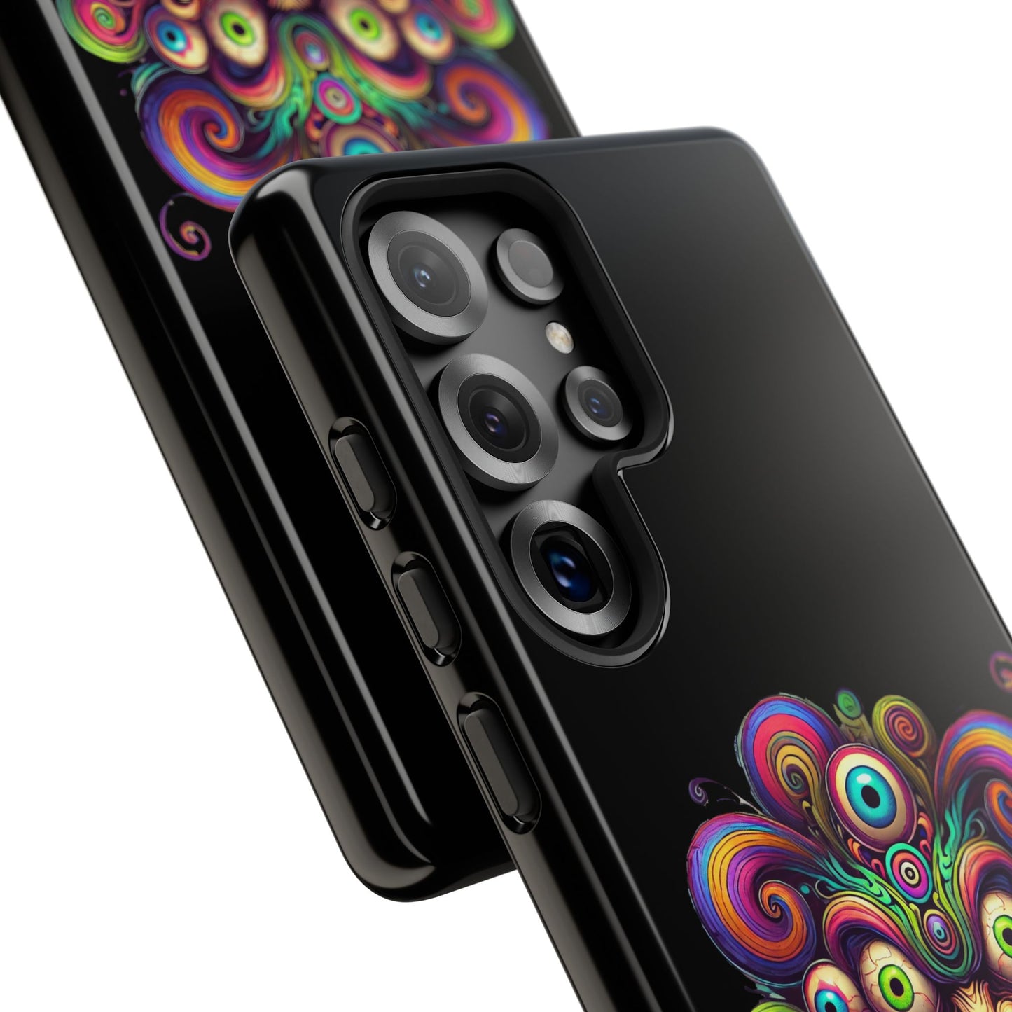 Psychedelic Jester Phone Case — Colorful Creepy Clown Tough Case