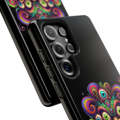Psychedelic Jester Phone Case — Colorful Creepy Clown Tough Case