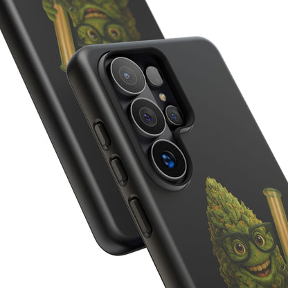 Phone Case — "Educated. Medicated. Elevated." Cute Bud Scientist Design
