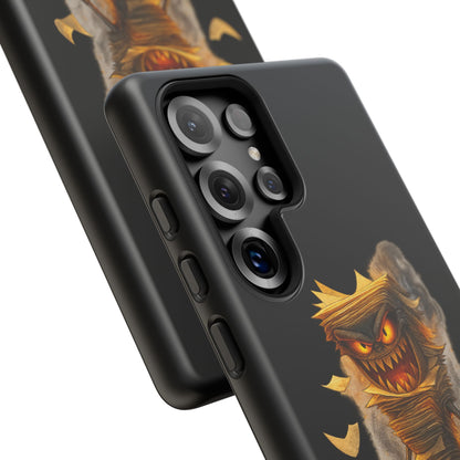 Phone Case — Halloween Mummy Creature “Stapled Your Soul to Page 666” Horror Design