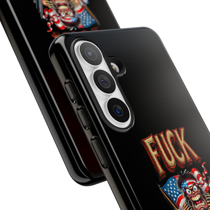 Phone Case — "FUCK YEA" Patriotic Skeleton Soldier Graphic