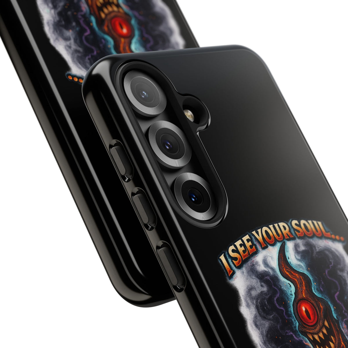Phone Case — "I See Your Soul and It’s Disappointing" Dark Horror Graphic