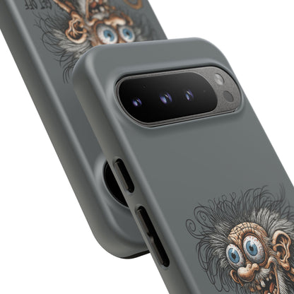 Phone Case — Funny Grumpy Troll Design: “Get Off My Lawn” Protective Cover
