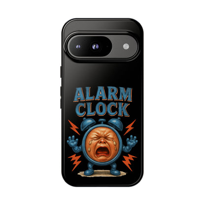 Phone Case — "Alarm Clock" Retro Screaming Clock Protective Cover