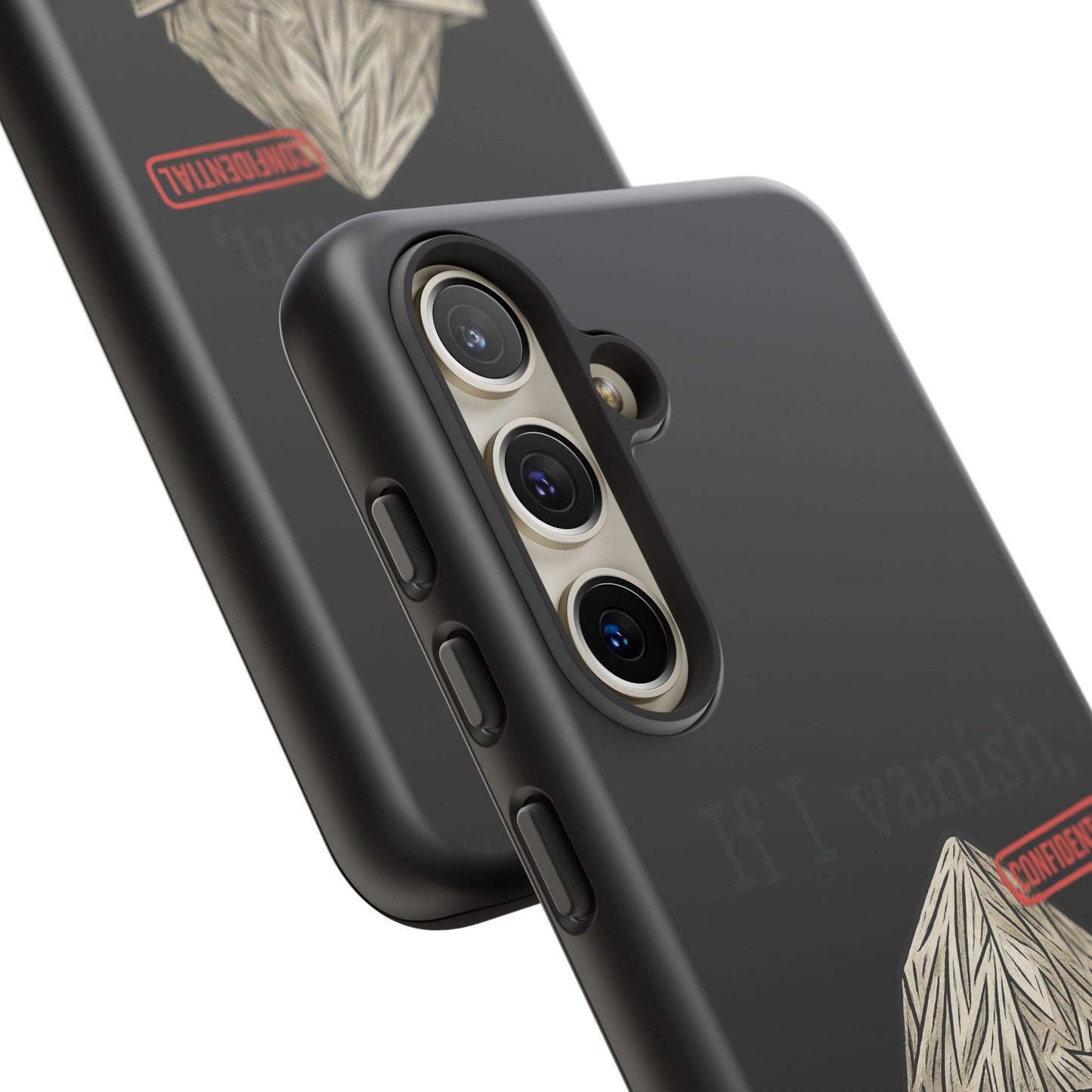 Conspiracy Tin-Foil Hat Phone Case — If I Vanish, Tell the Pigeons I Knew (Confidential)