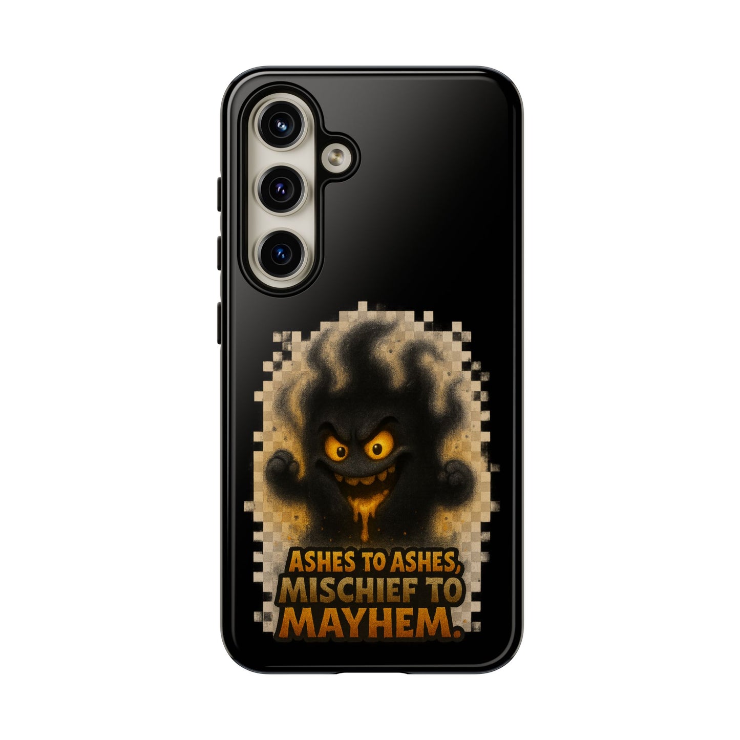 Phone Case — 'Ashes to Ashes, Mischief to Mayhem' Spooky Ghost Protective Case