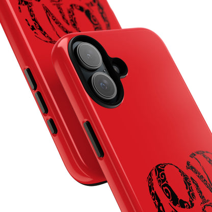 Red 'Love Justice' Heart Phone Case — Protective iPhone Cover, Valentine’s Gift