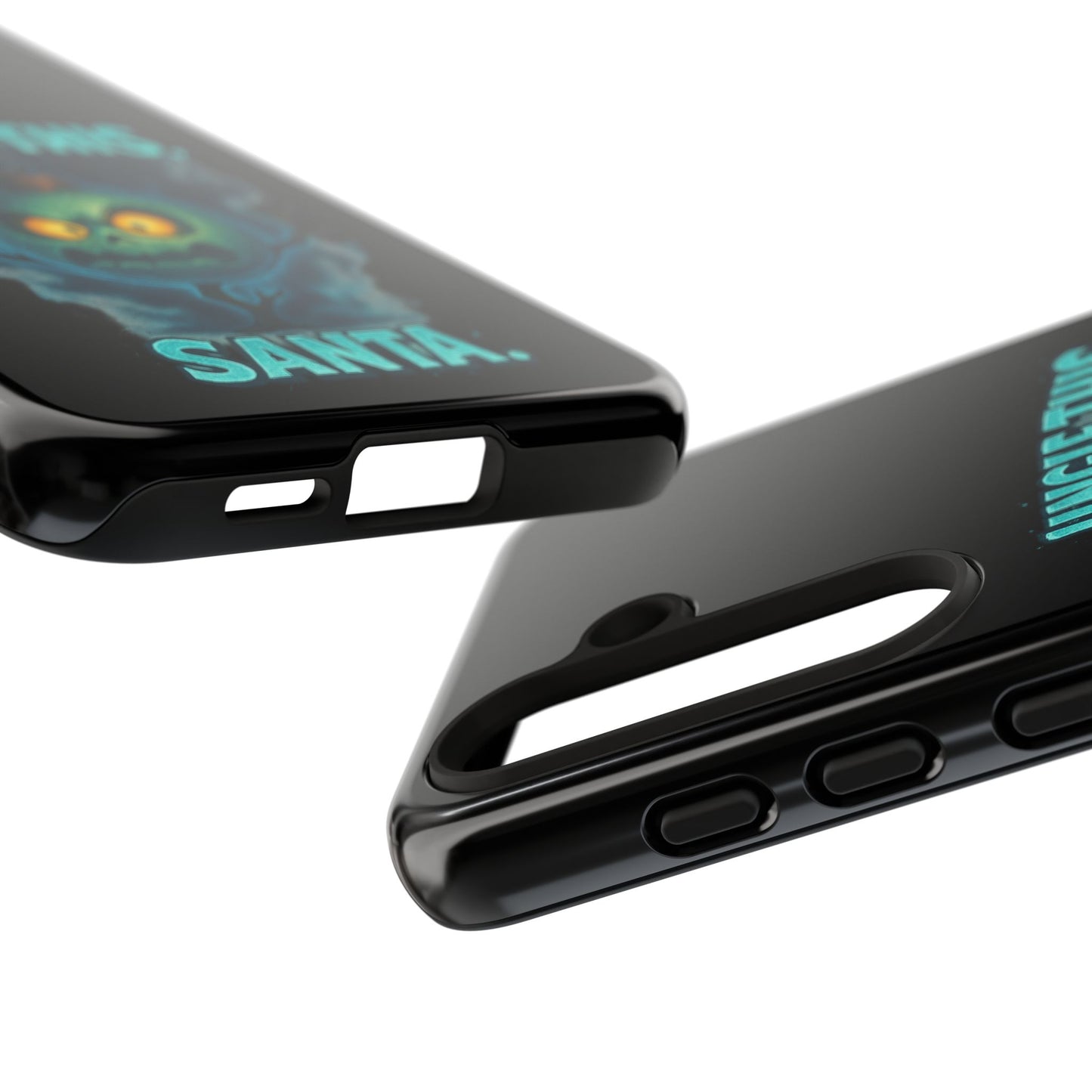 Phone Case - 'Jingle This, Santa' Spooky Holiday Protective Case