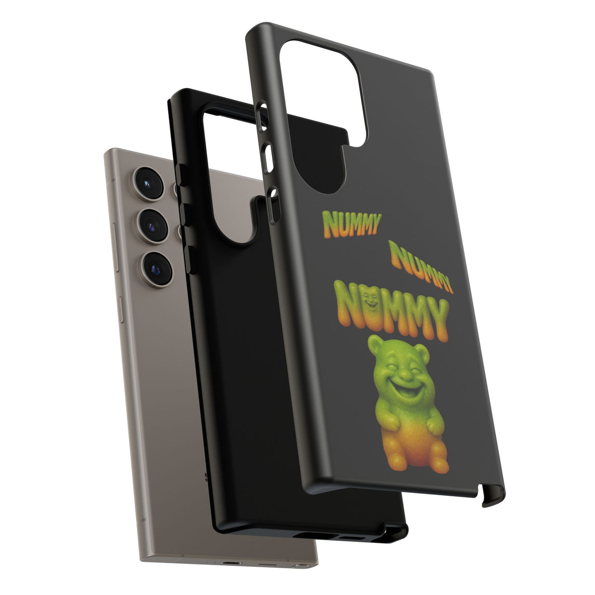 Nummy Gummy Phone Case — Cute Retro Green Gummy Bear Protective Case