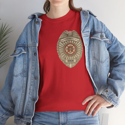 Flames Test Metal – Courage Firefighter Tee