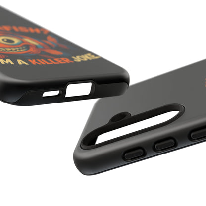 Phone Case — “Clownfish? I’m a Killer Joke.” Funny Creepy Fish Graphic