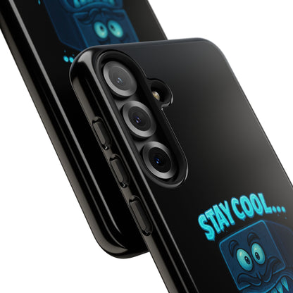 Stay Cool... Or Else. Phone Case — Neon Monster Protective iPhone Cover
