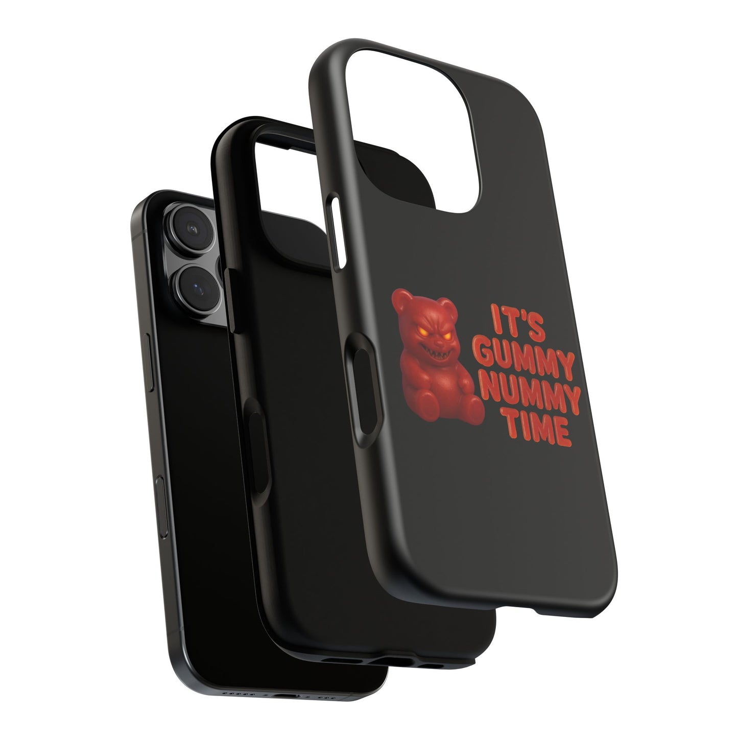 Phone Case — "It's Gummy Nummy Time" Red Gummy Bear Protective Case